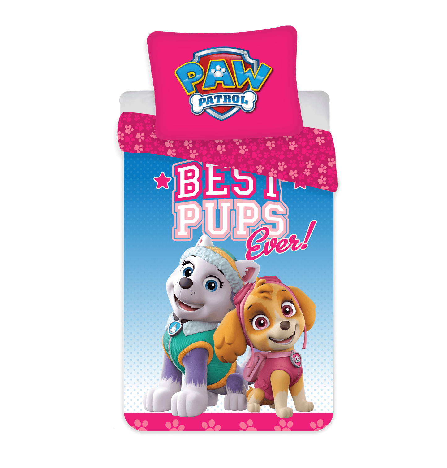Paw Patrol "Best Pups" aus 100% Baumwolle Kinderbettwäsche