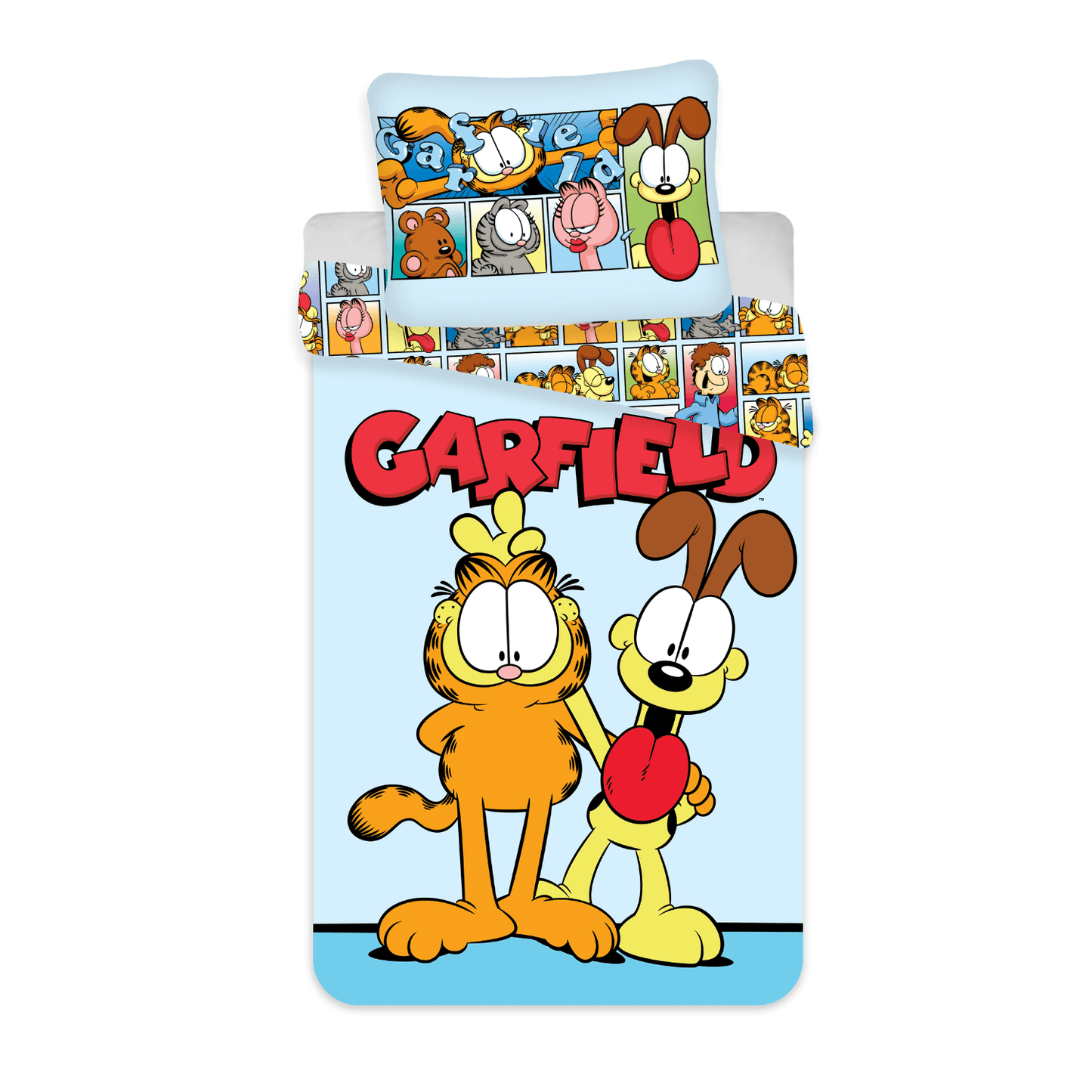 Garfield "Beste Freunde" aus 100% Baumwolle Kinderbettwäsche