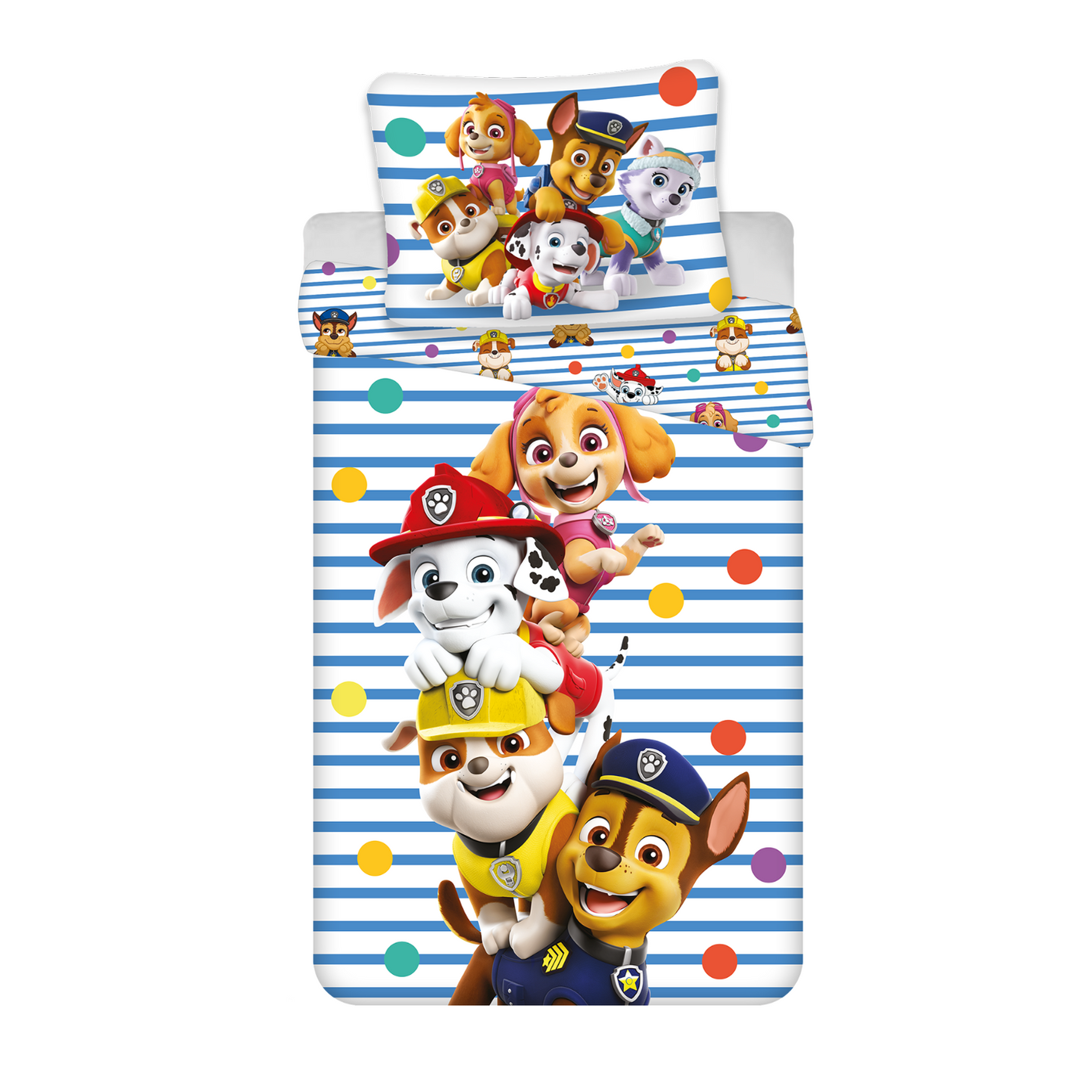 Paw Patrol "Stripes" aus 100% Baumwolle - 100x135 & 40x60
